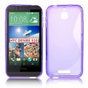 CUSTODIA GEL TPU SILICONE DOUBLE per HTC DESIRE 510 COLORE VIOLA