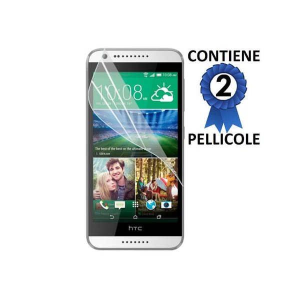 PELLICOLA PROTEGGI DISPLAY per HTC DESIRE 620, DESIRE 820 MINI CONFEZIONE 2 PEZZI