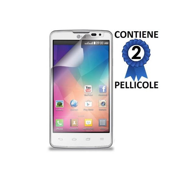 PELLICOLA PROTEGGI DISPLAY per LG L60 X145, L60 DUAL X147 CONFEZIONE 2 PEZZI