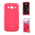 CUSTODIA GEL TPU SILICONE per SAMSUNG G357 GALAXY ACE 4  COLORE FUCSIA LUCIDO CON GLITTER ALTA QUALITA' MERCURY BLISTER