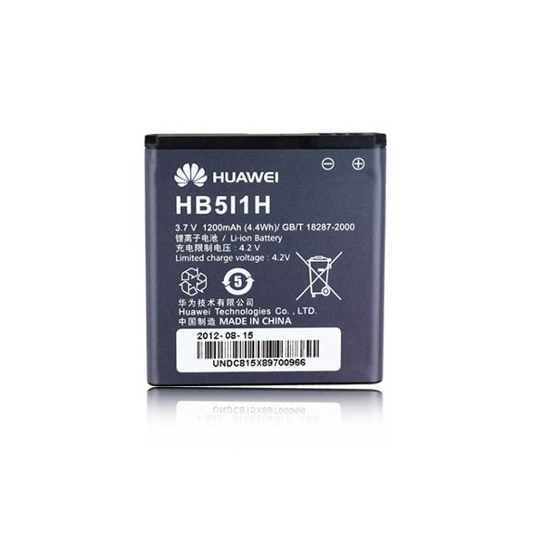 BATTERIA ORIGINALE HUAWEI HB5I1H per C8300, G7010, M735, U8350 1200 mAh LI-ION BULK SEGUE COMPATIBILITA'..