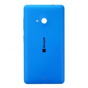 COPRI BATTERIA ORIGINALE MICROSOFT per LUMIA 535 COLORE CIANO BULK