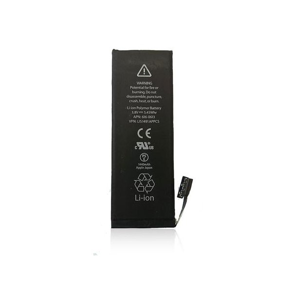 BATTERIA OEM per APPLE IPHONE 5 - APN: 616-0613 - 1440 mAh LI-ION  BULK (NO LOGO APPLE)