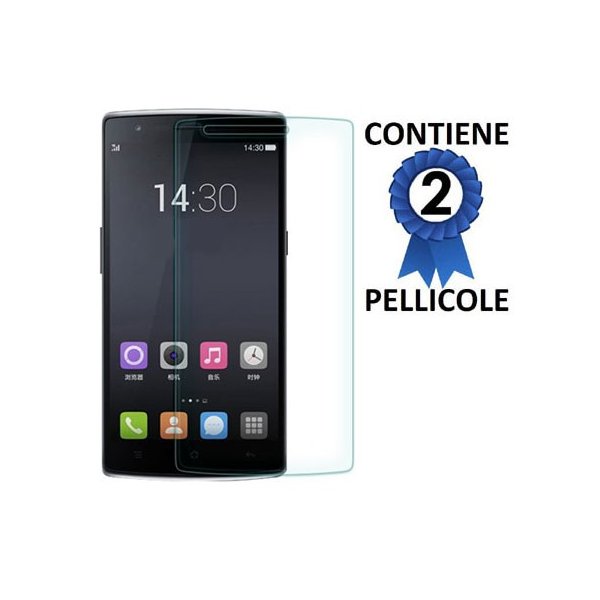 PELLICOLA PROTEGGI DISPLAY per ONEPLUS ONE A0001 CONFEZIONE 2 PEZZI