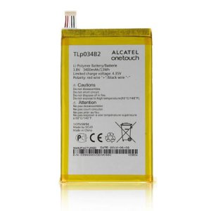 BATTERIA ORIGINALE ALCATEL TLP034B2 per ONE TOUCH POP S9, RIO 6, IDOL Hero - 3400 mAh LI-ION BULK