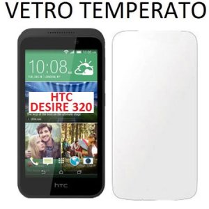 PELLICOLA PROTEGGI DISPLAY VETRO TEMPERATO 0,33mm per HTC DESIRE 320