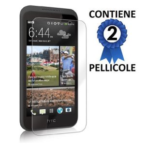 PELLICOLA PROTEGGI DISPLAY per HTC DESIRE 320 CONFEZIONE 2 PEZZI