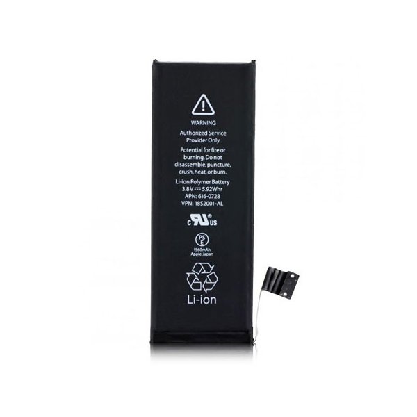 BATTERIA OEM per APPLE IPHONE 5s - APN: 616-0728 - 1560 mAh LI-ION BULK (NO LOGO APPLE)