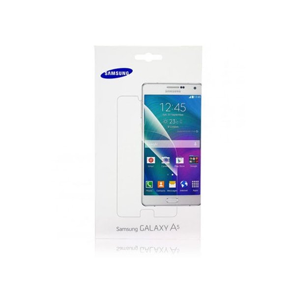 PELLICOLA PROTEGGI DISPLAY ORIGINALE SAMSUNG per SM-A500 GALAXY A5 (NO VERSIONE 2016) CONFEZIONE 2 PEZZI BLISTER