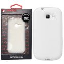 CUSTODIA GEL TPU SILICONE per SAMSUNG S7390 GALAXY FRESH, GALAXY TREND LITE COLORE BIANCO-TRASPARENTE ALTA QUALITA' MOCCA