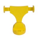 ESPOSITORE IN PVC per CELLULARI E SMARTPHONE CON APERTURA ALETTE MOBILI DA 6 CM A 10,4 CM COLORE GIALLO 4FOR