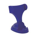 ESPOSITORE IN PVC per CELLULARI E SMARTPHONE CON APERTURA ALETTE MOBILI DA 6 CM A 10,4 CM COLORE VIOLA 4FOR