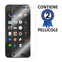 PELLICOLA PROTEGGI DISPLAY AMAZON FIRE PHONE CONFEZIONE 2 PEZZI