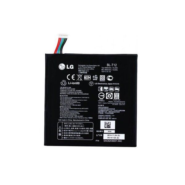 BATTERIA ORIGINALE LG BL-T12 per G PAD 7.0 V400, 7" POLLICI 4000 mAh LI-ION BULK