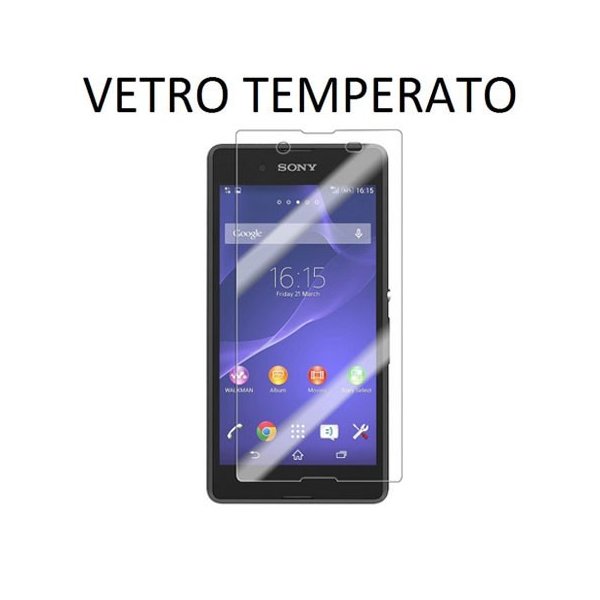 PELLICOLA PROTEGGI DISPLAY VETRO TEMPERATO 0,33mm per SONY XPERIA E4, E2104, E2105