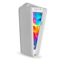 CUSTODIA FLIP VERTICALE SIMILPELLE per SAMSUNG G530H GALAXY GRAND PRIME COLORE BIANCO