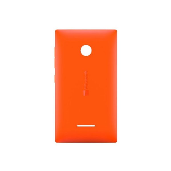 COPRI BATTERIA ORIGINALE MICROSOFT LUMIA 435 COLORE ARANCIONE BULK