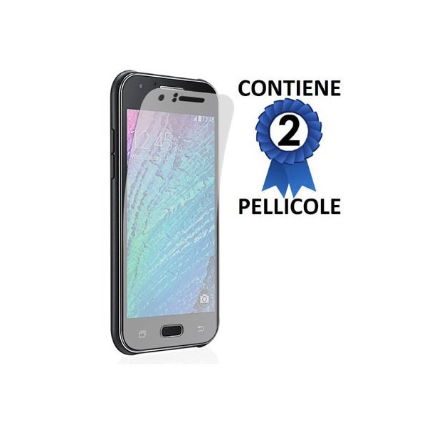 PELLICOLA PROTEGGI DISPLAY per SAMSUNG SM-J100H GALAXY J1 CONFEZIONE 2 PEZZI