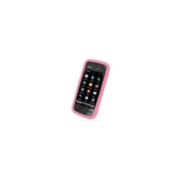 CUSTODIA SILICONE per NOKIA 5800 COLORE ROSA