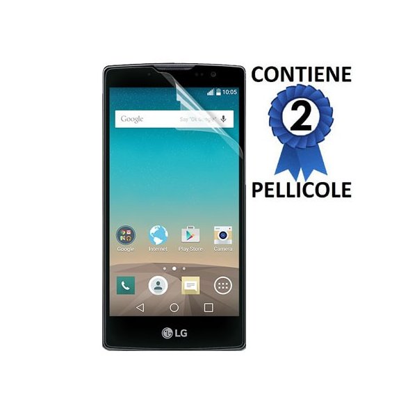 PELLICOLA PROTEGGI DISPLAY per LG SPIRIT 4G LTE H440N, H420 CONFEZIONE 2 PEZZI