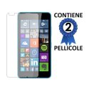 PELLICOLA PROTEGGI DISPLAY per MICROSOFT LUMIA 640 CONFEZIONE 2 PEZZI