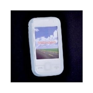 CUSTODIA SILICONE per SAMSUNG S5600, S5603 COLORE BIANCO