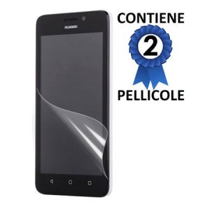 PELLICOLA PROTEGGI DISPLAY per HUAWEI ASCEND Y635 CONFEZIONE 2 PEZZI