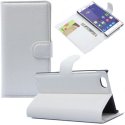 CUSTODIA FLIP ORIZZONTALE SIMILPELLE per ZTE STAR 2 CON STAND, TASCHE PORTA CARTE E CHIUSURA MAGNETICA COLORE BIANCO