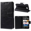 CUSTODIA FLIP ORIZZONTALE SIMILPELLE per HTC DESIRE 516, DESIRE 316 CON STAND E TASCHE PORTA CARTE COLORE NERO