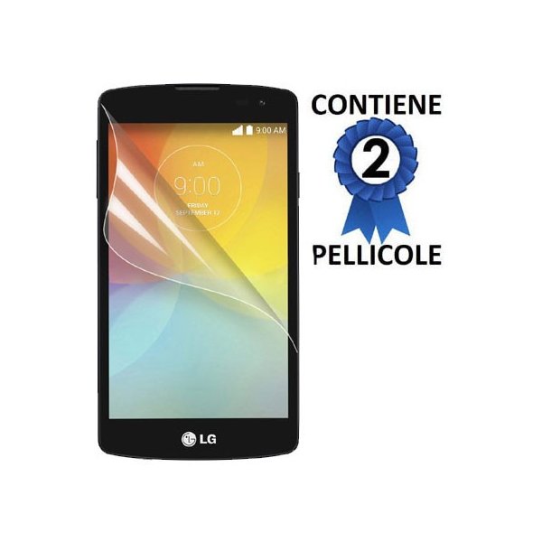 PELLICOLA PROTEGGI DISPLAY per LG F60 D390N, F60 D392 DUAL SIM CONFEZIONE 2 PEZZI