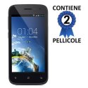 PELLICOLA PROTEGGI DISPLAY per KAZAM THUNDER 2 - 4.5 LTE, 4,5" POLLICI CONFEZIONE 2 PEZZI