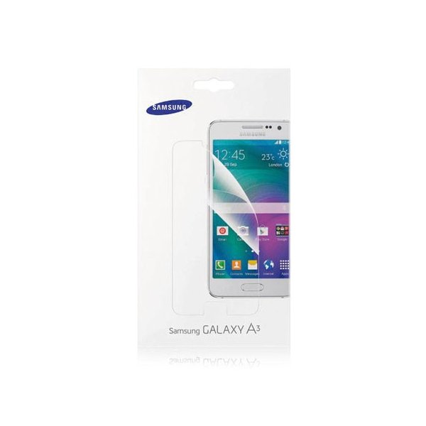 PELLICOLA PROTEGGI DISPLAY ORIGINALE SAMSUNG per SM-A300 GALAXY A3 (NO VERSIONE 2016) CONFEZIONE 2 PEZZI BLISTER