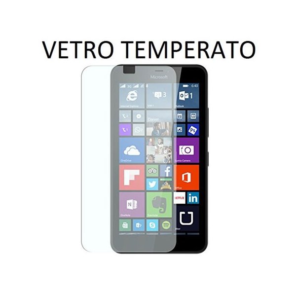 PELLICOLA PROTEGGI DISPLAY VETRO TEMPERATO 0,33mm per MICROSOFT LUMIA 640