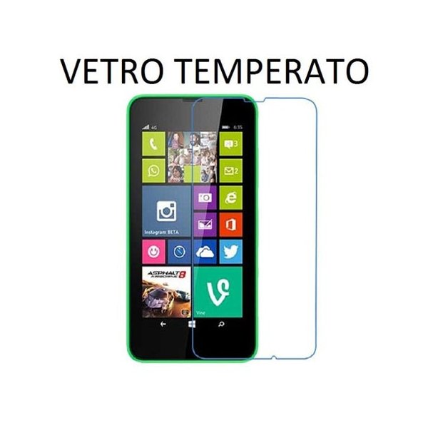 PELLICOLA PROTEGGI DISPLAY VETRO TEMPERATO 0,33mm per MICROSOFT LUMIA 640 XL