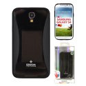 CUSTODIA GEL TPU SILICONE per SAMSUNG I9500 GALAXY S4, I9505, I9502 COLORE NERO FUME' ALTA QUALITA' MERCURY BLISTER