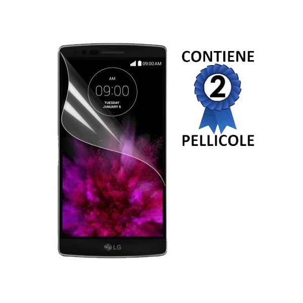 PELLICOLA PROTEGGI DISPLAY per LG G FLEX2 CONFEZIONE 2 PEZZI