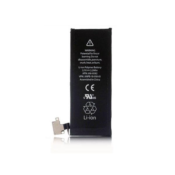 BATTERIA OEM per APPLE IPHONE 4S - APN: 616-0582 - 1430 mAh LI-ION BULK (NO LOGO APPLE)