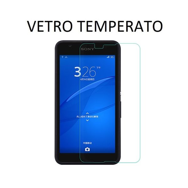 PELLICOLA PROTEGGI DISPLAY VETRO TEMPERATO 0,3mm per SONY XPERIA E4G, SONY XPERIA E4G DUAL