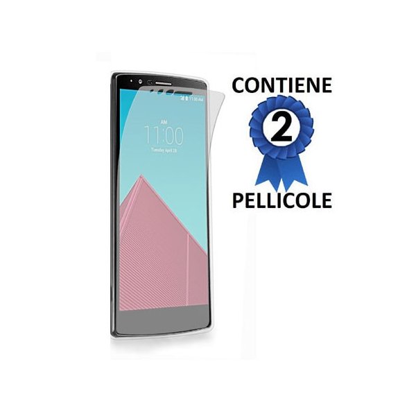 PELLICOLA PROTEGGI DISPLAY per LG G4, H815 CONFEZIONE 2 PEZZI