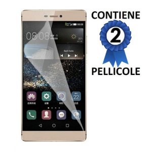 PELLICOLA PROTEGGI DISPLAY per HUAWEI ASCEND P8 CONFEZIONE 2 PEZZI