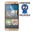 PELLICOLA PROTEGGI DISPLAY per HTC ONE M9 PLUS CONFEZIONE 2 PEZZI