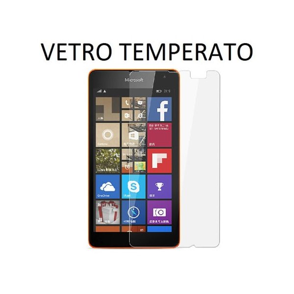 PELLICOLA PROTEGGI DISPLAY VETRO TEMPERATO 0,33mm per MICROSOFT LUMIA 532