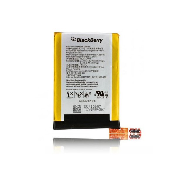 BATTERIA ORIGINALE BLACKBERRY BAT-51585-003 per Q5 - 2180 mAh LI-ION BULK