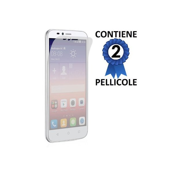 PELLICOLA PROTEGGI DISPLAY per HUAWEI ASCEND Y625 CONFEZIONE 2 PEZZI