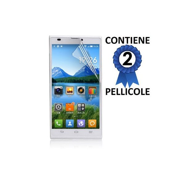 PELLICOLA PROTEGGI DISPLAY per ZTE BLADE L2 CONFEZIONE 2 PEZZI