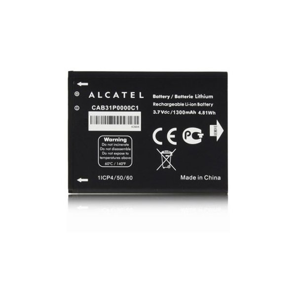 BATTERIA ORIGINALE ALCATEL CAB31P0000C1 per ALCATEL ONE TOUCH POP C3 1300 mAh LI-ION BULK