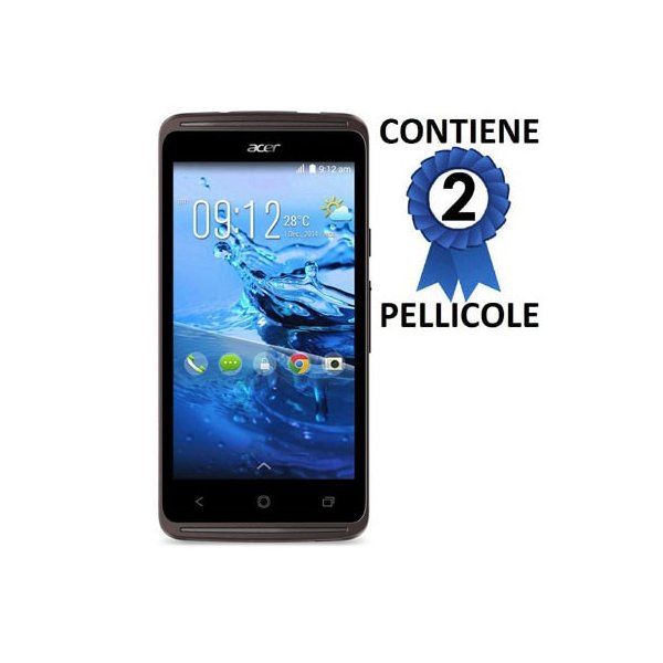 PELLICOLA PROTEGGI DISPLAY per ACER LIQUID Z410 CONFEZIONE 2 PEZZI