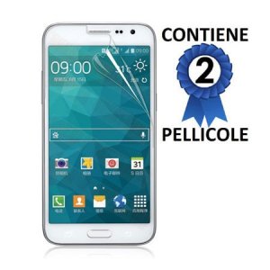 PELLICOLA PROTEGGI DISPLAY per SAMSUNG SM-G5108Q GALAXY CORE MAX CONFEZIONE 2 PEZZI