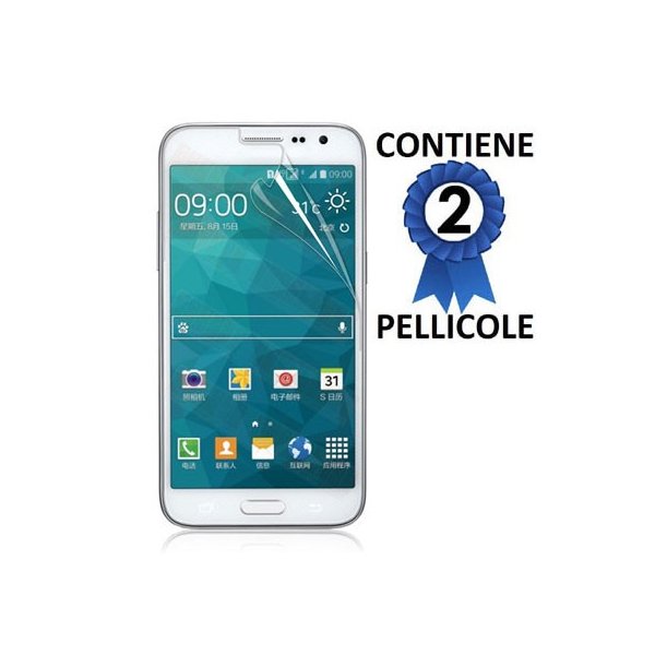 PELLICOLA PROTEGGI DISPLAY per SAMSUNG SM-G5108Q GALAXY CORE MAX CONFEZIONE 2 PEZZI