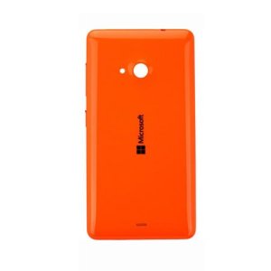 COPRI BATTERIA ORIGINALE MICROSOFT per LUMIA 535 COLORE ARANCIONE BULK